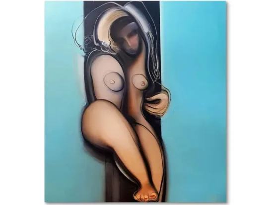 Portraiture painting by Andrew Bartosz — original art, SOHO Galleries Sydney