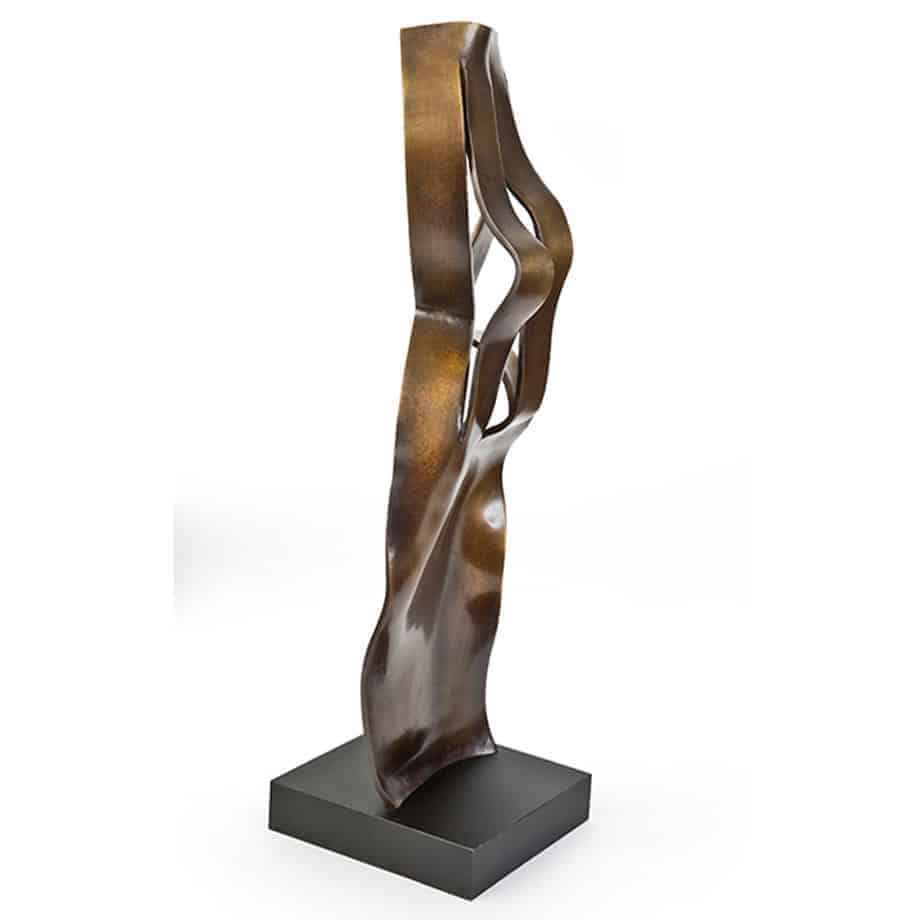 Cynthia-Sweet-Swaying-72x35x24cm-Unique-BRONZE-bronze-table-top-figurative-rachel-boymal-sculpture-abstract-australian-female-body-bronze