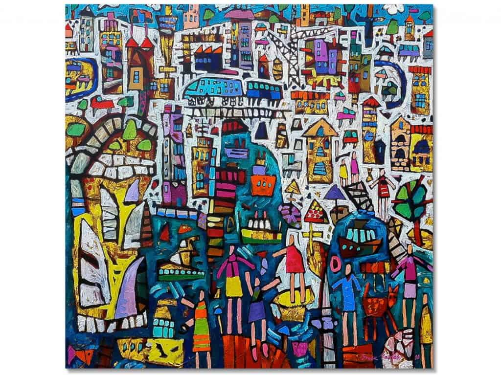 Emerald City - 150x150cm