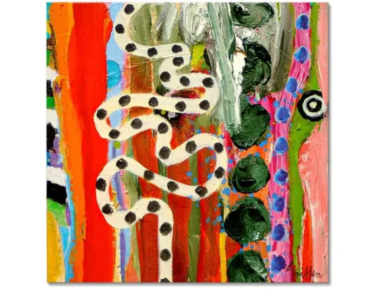 Abstract canvas painting by Peter Griffen — original art, SOHO Galleries Sydney