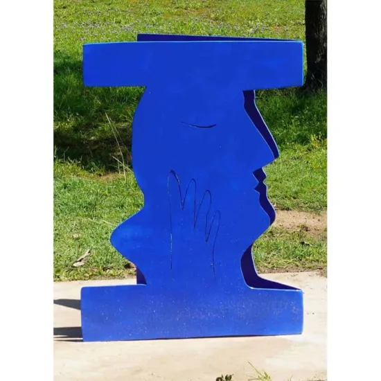 Stainless-steel sculpture by Charles Blackman — original art, SOHO Galleries Sydney