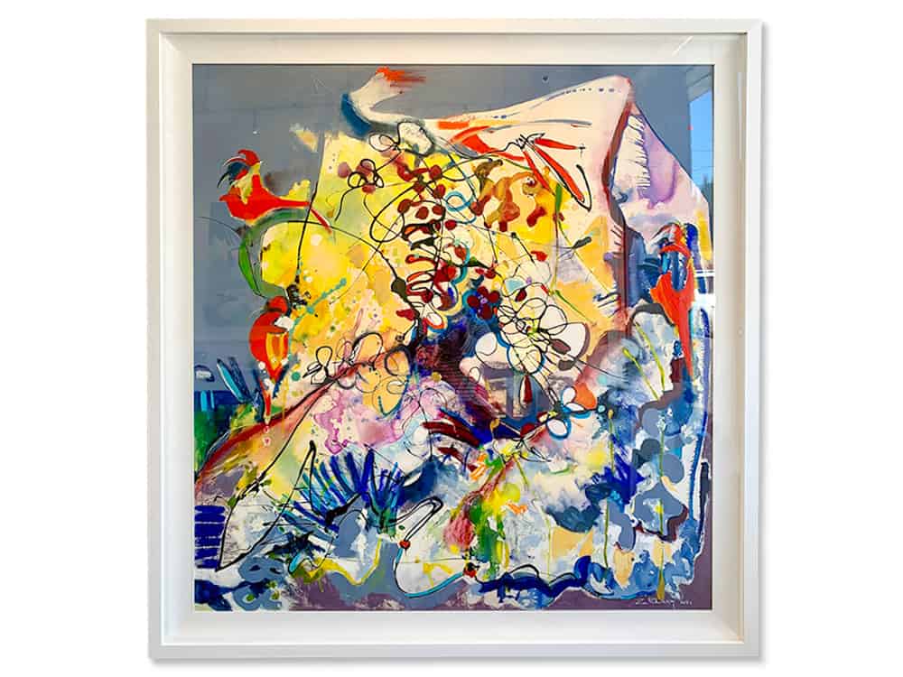 abstract floral artwork, australian artist Zoe Ellenberg