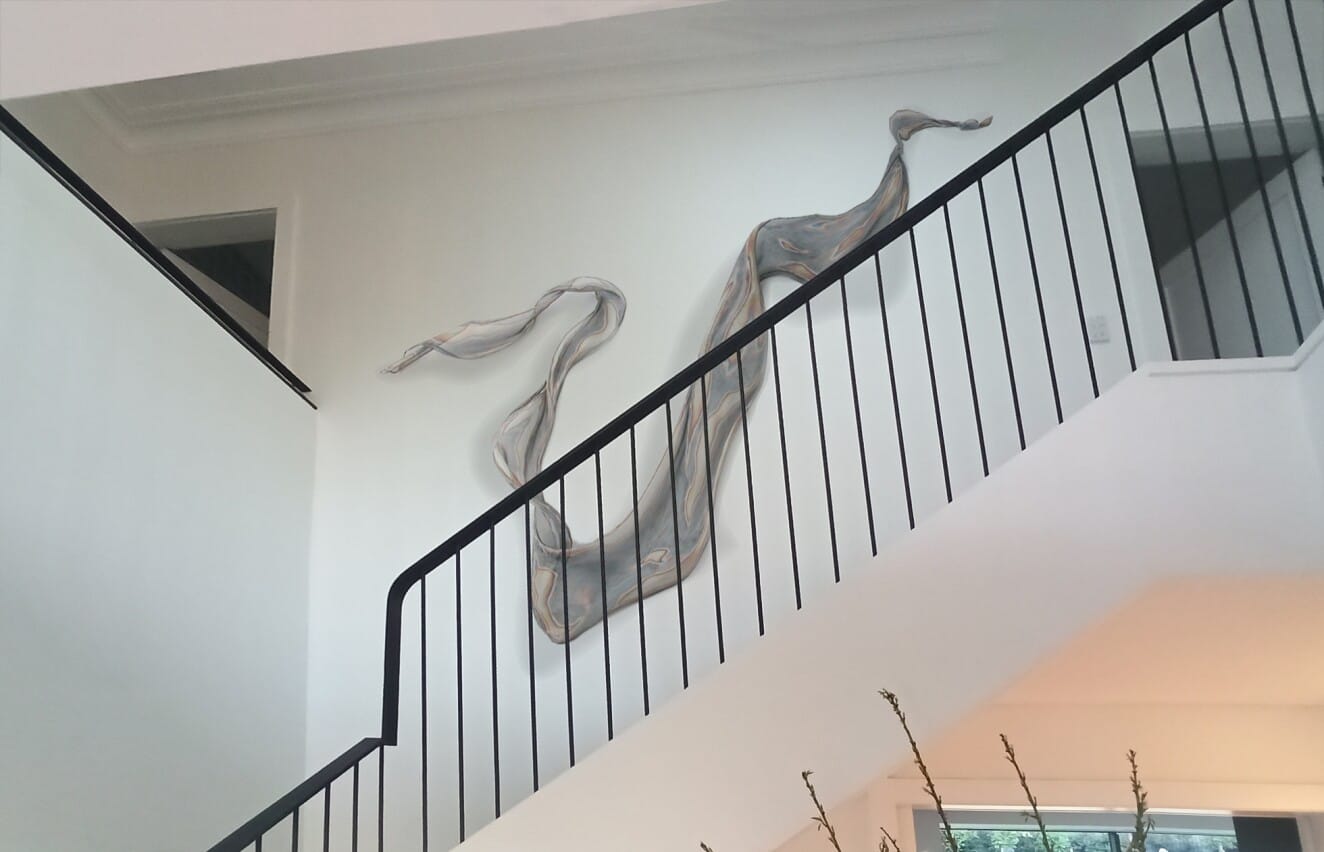 Untitled Mesh - Large by Michael Baird – stainless-steel sculpture (view 6) – SOHO Galleries Sydney