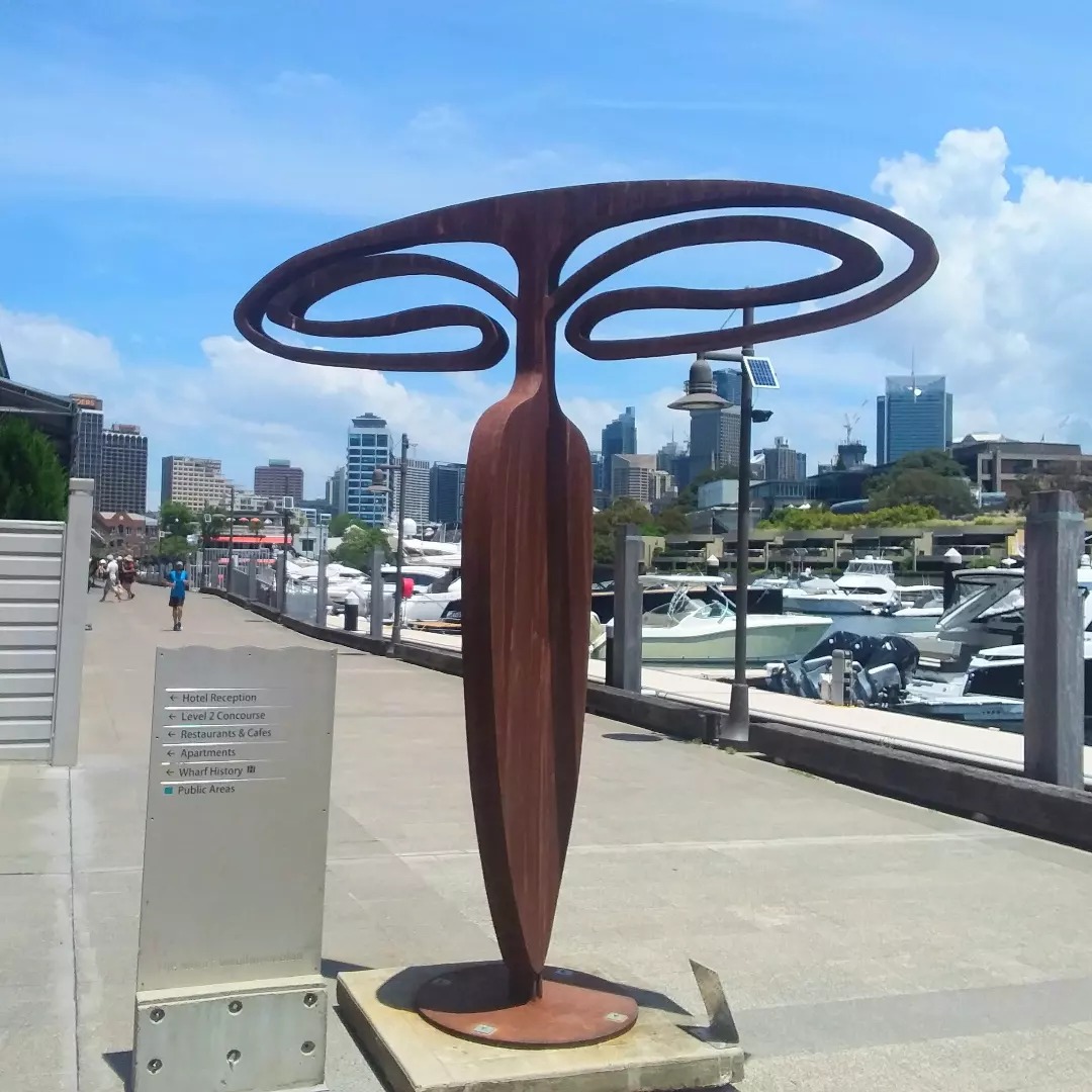 Transfigure - 2.5m Corten-steel sculpture by Greg Johns — original art, SOHO Galleries Sydney