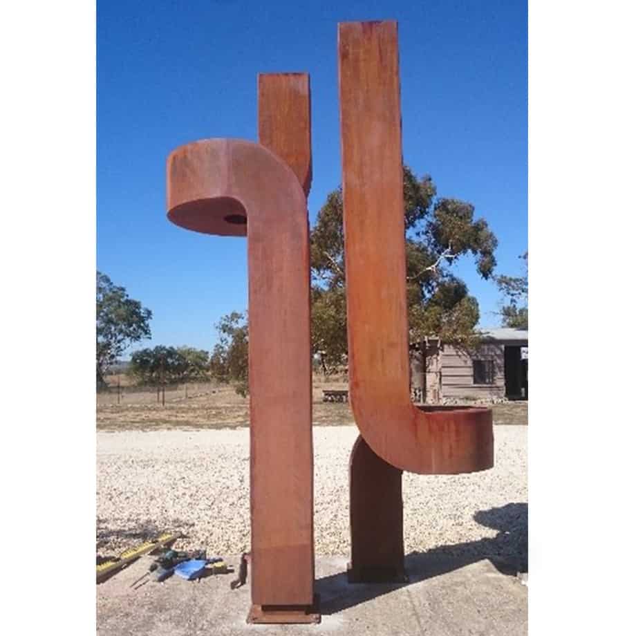 Adapt-300cm-MILD-STEEL-CORTEN-[Corten,Outdoor]-Chris-Flenley-sculpture-abstract-australian-art-garden-sculptor