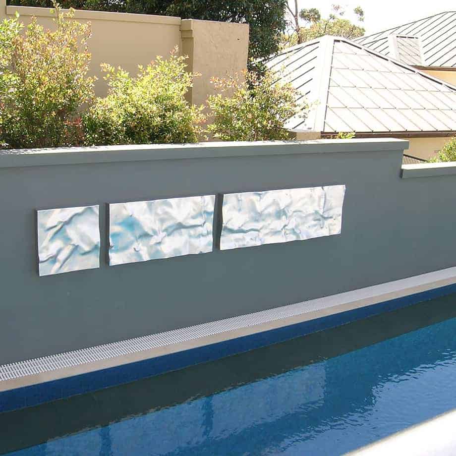 Bas-Relief-Outdoor--HAND-FABRICATED-2mm-ALUMINIUM-[outdoor,-wall-mounted]-tony-colangelo,outdoor-relief-pool-sculpture