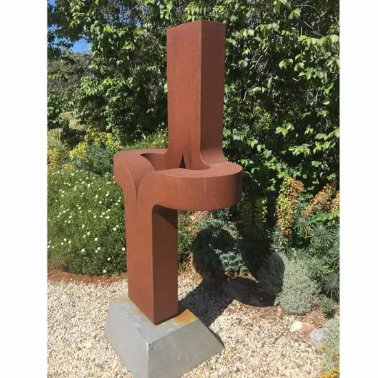 Corten-steel sculpture by Chris Flenley — original art, SOHO Galleries Sydney