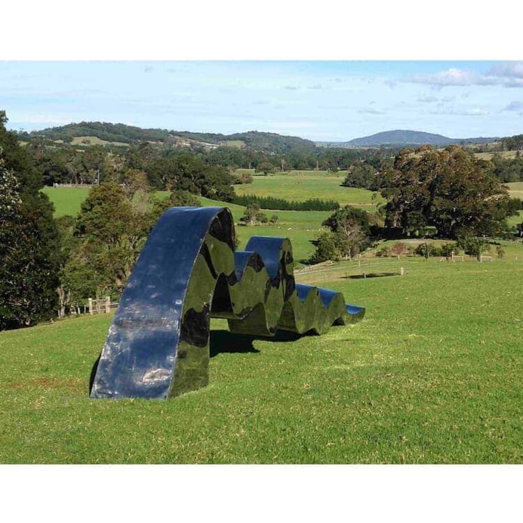 FLOW-Large-800cm-POLISHED--STAINLESS-STEEL-[stainless-steel,landmark]-stephen-Coburn-australian-large-garden-sculpture
