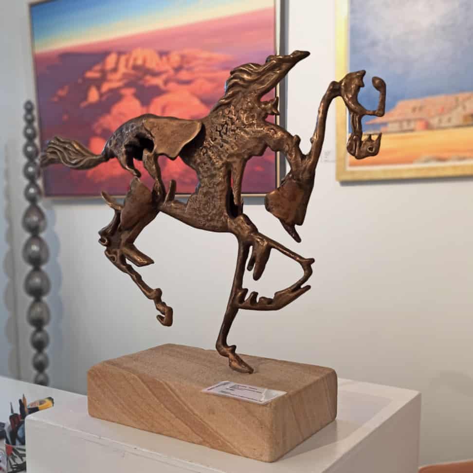 bronze horse sculpture - australian art
