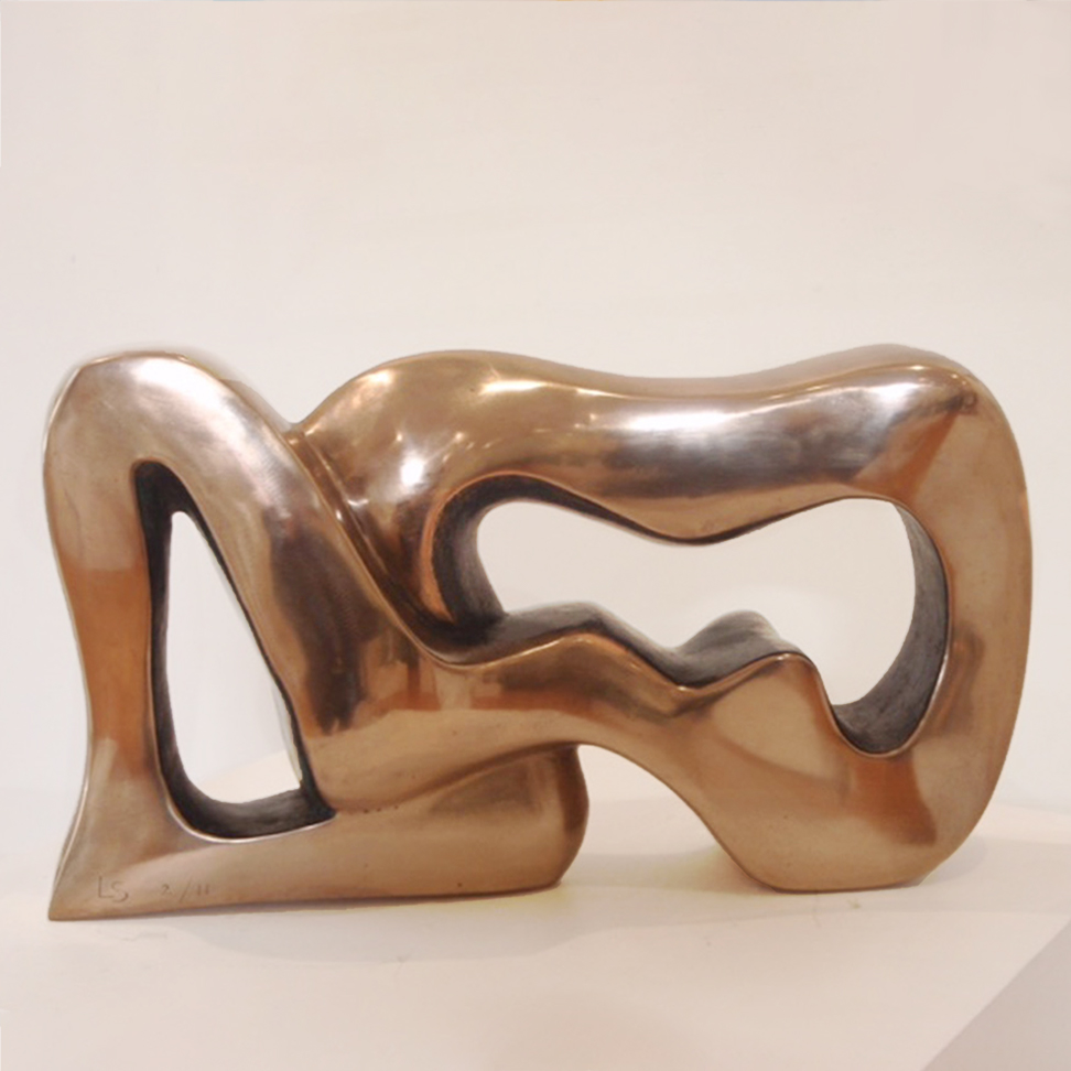 bronze table-top sculpture figurative