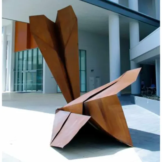 Corten-steel sculpture by Jonathon Leahey — original art, SOHO Galleries Sydney