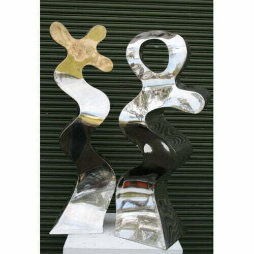 Latin-Dancers-120x90cm-POLISHED-STAINLESS-STEEL-[stainless-steel,outdoor,-free-standing]-stephen-Coburn-australian-large-garden-sculpture