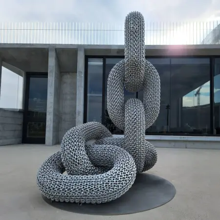metal public art