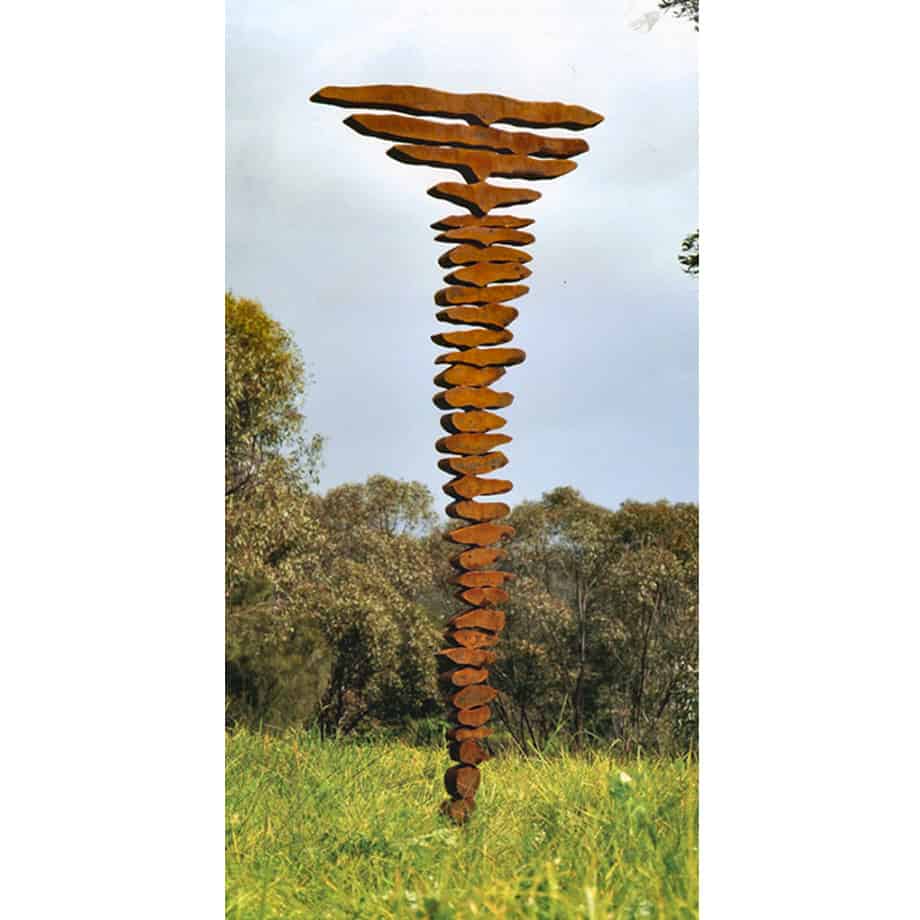 Mentor-the-old-mob-220x100cm----CORTEN-[outdoor,-landmark,corten]Greg-John-Australian-garden-sculpture-large-abstract-art