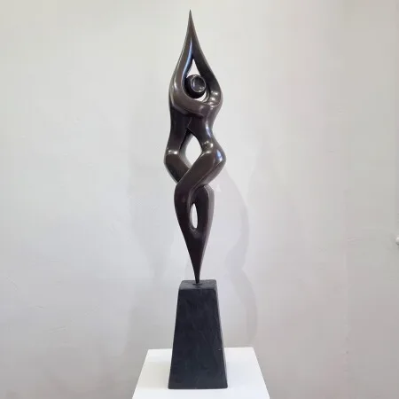 bronze figurative sculpture - michael vaynman, entwined