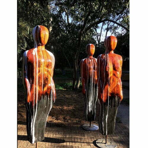 Of-milk-and-Honey180cm-Reclaimed-Timber-Enamel--paint-[Freestanding,-figurative]Clancy-Warner-australian-sculpture-human-figure--timber-art