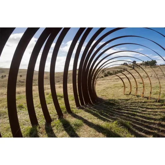 Corten-steel sculpture by Astra Parker — original art, SOHO Galleries Sydney
