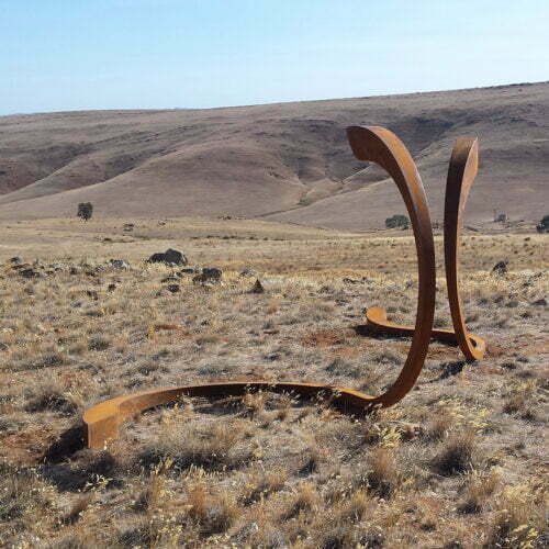 Sero-4m--CORTEN-STEEL-[Landmark]-Astra-Parker-extra-large-scale-sculpture-australian-artist-outdoor--art