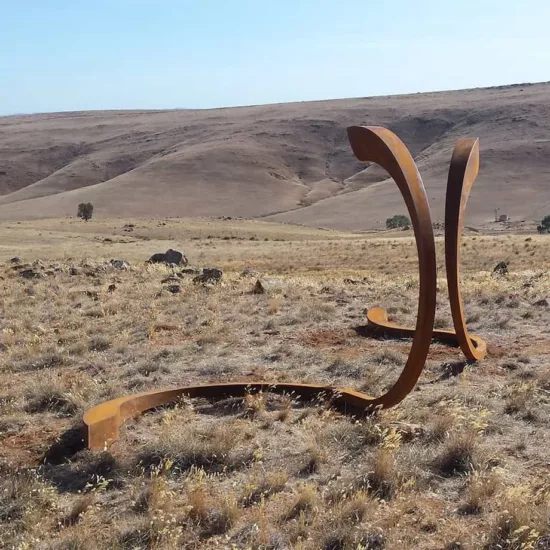 Corten-steel sculpture by Astra Parker — original art, SOHO Galleries Sydney