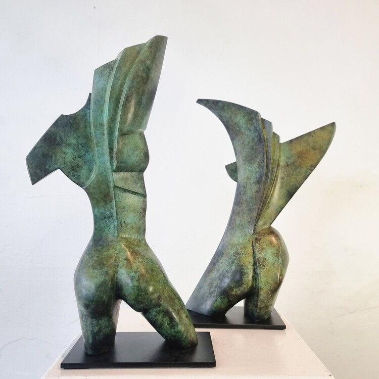 Shakti-shaboo, Bronze figurative sculpture