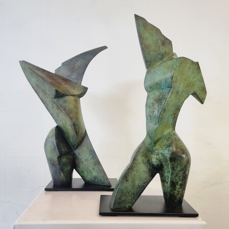 bronze figurative sculpture