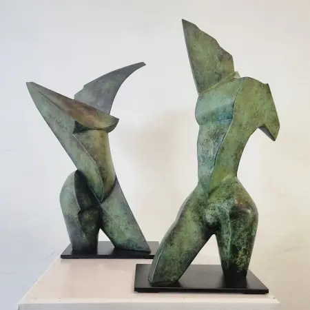 bronze figurative sculpture