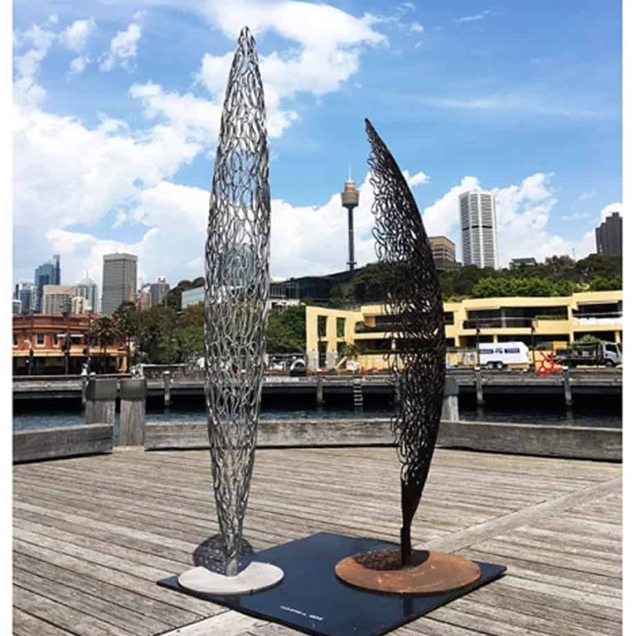StillStanding-&-Standing-vessel-3m-MILD-STEEL-[outdoor,-free-standing]-Astra-Parker-tall-sculpture-australian-artist-outdoor-garden-art