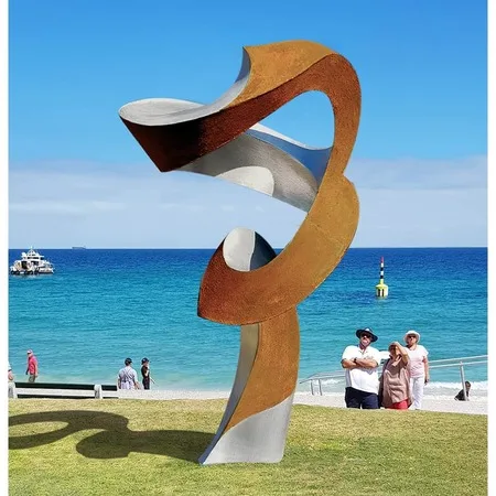 Symphony-no.26-ed2of4--2.8m--CORTEN-STAINLESS[landmark]-james-pannekoek-australian-large-scale-abstract-curved-sculpture
