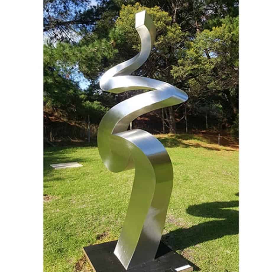 Tranquility-limited-to-6--252x113cm-STAINLESS-STEEL-[stainless-steel,landmark,outdoor]Andrew-Kasper--outdoor-abstract-spiral-garden-sculpture-australian-sculptor