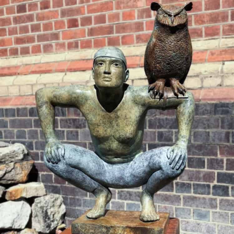 bronze figurative sculpture
