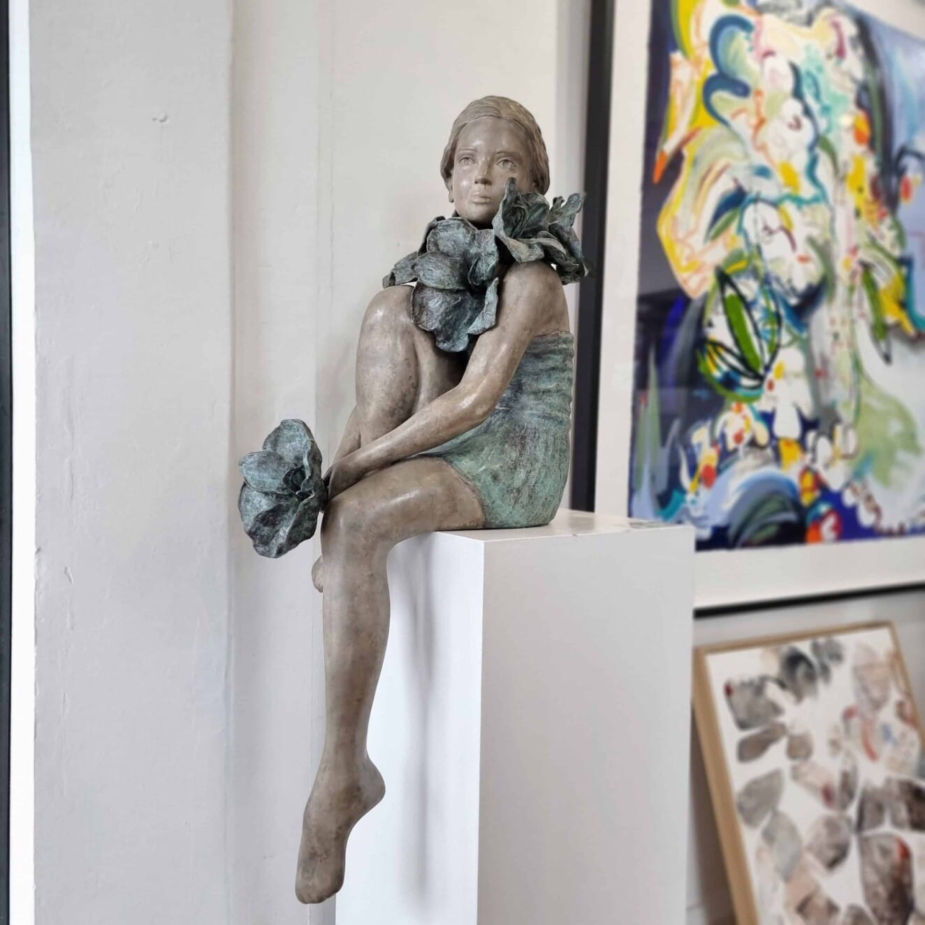 Urban Botanica by Mela Cooke – bronze sculpture, limited edition of 8, 155cm (view 6) – SOHO Galleries Sydney