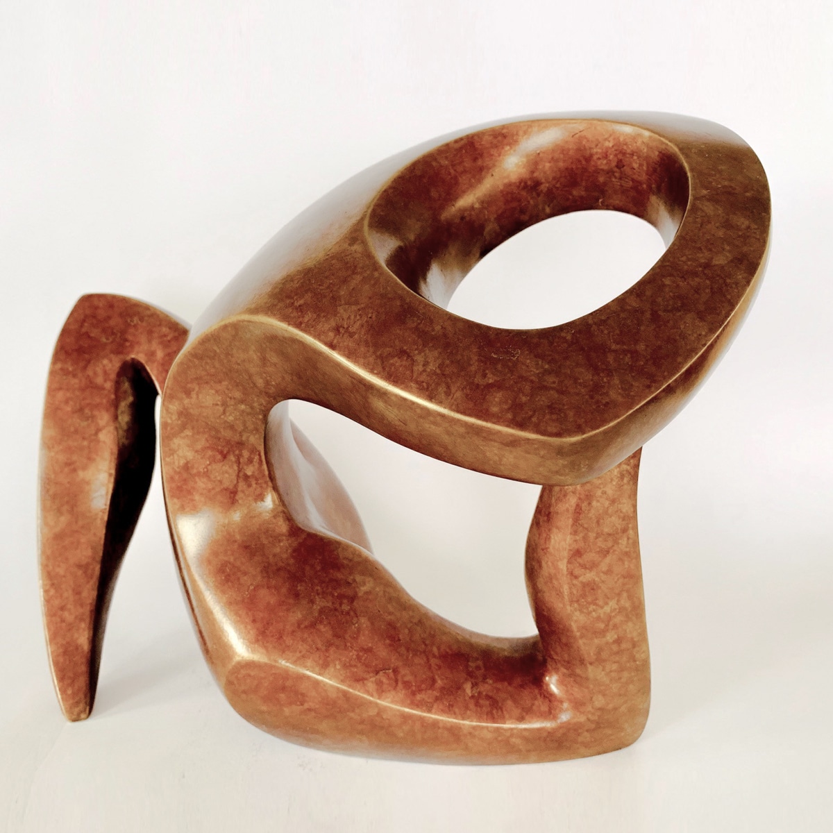 bronze small sculpture australian abstract