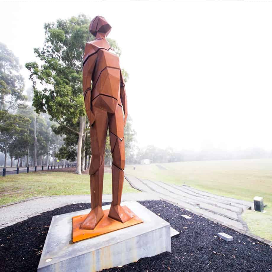 Visionary-5m--CortenAluminium-[Corten,Landmark]-Large--Scale-human-sculpture--vick-damien-australian-artist