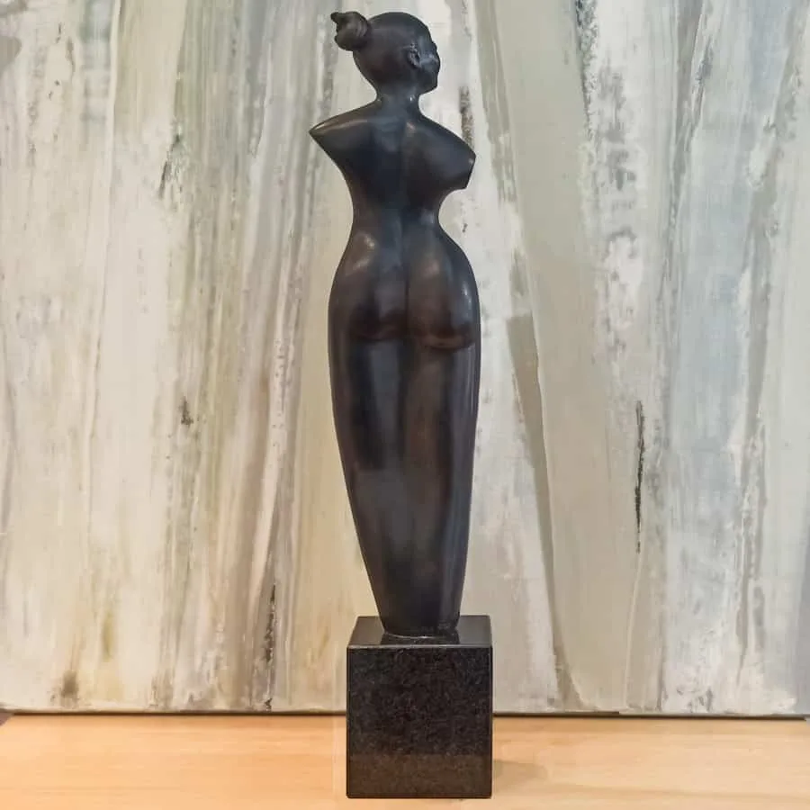 Tall Sisters by Zygmunt Libucha – bronze sculpture, 76cm (view 7) – SOHO Galleries Sydney