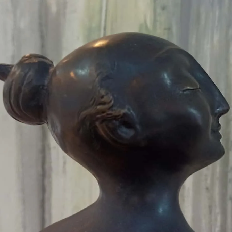 Tall Sisters by Zygmunt Libucha – bronze sculpture, 76cm (view 2) – SOHO Galleries Sydney