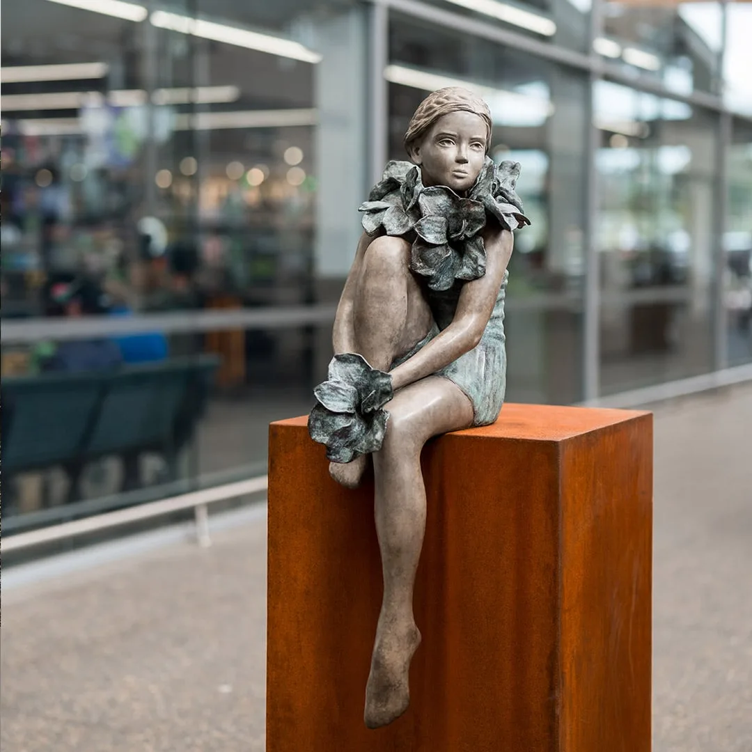 Urban Botanica by Mela Cooke – bronze sculpture, limited edition of 8, 155cm (view 2) – SOHO Galleries Sydney