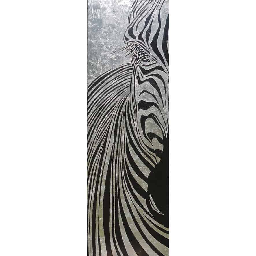 painting zebra wildlife