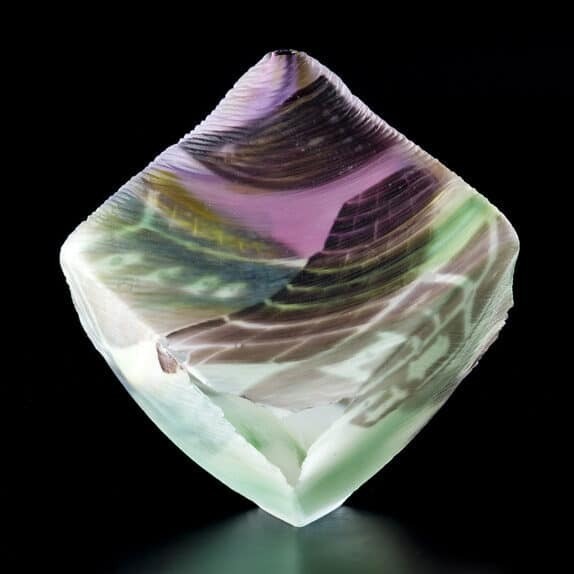 Glass cube sydney sculpture