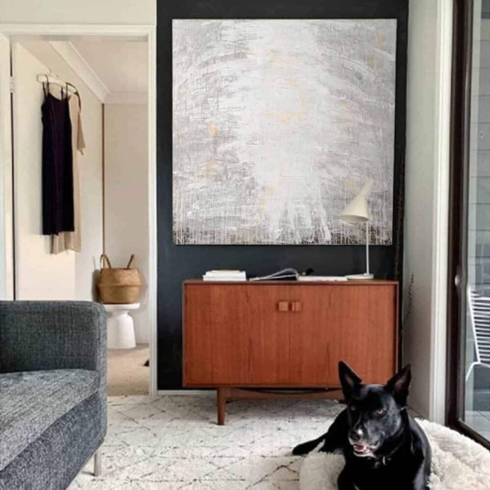 white canvas art