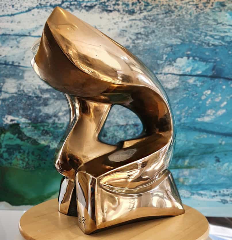 Affinity-d-53cm--BRONZE--[tabletop,-bronze,-figurative]-smagarinsky-female-dance-sculpture-australian-artist
