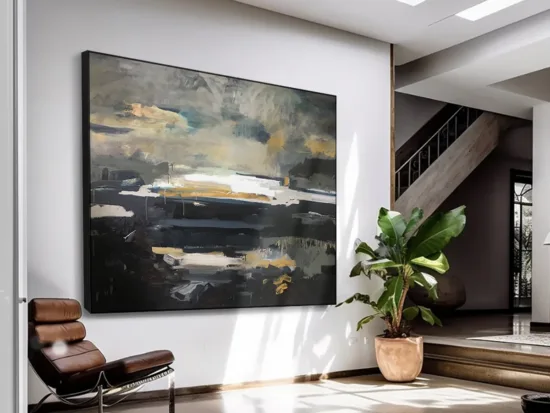 Abstract canvas painting by Margarita Georgiadis — original art, SOHO Galleries Sydney