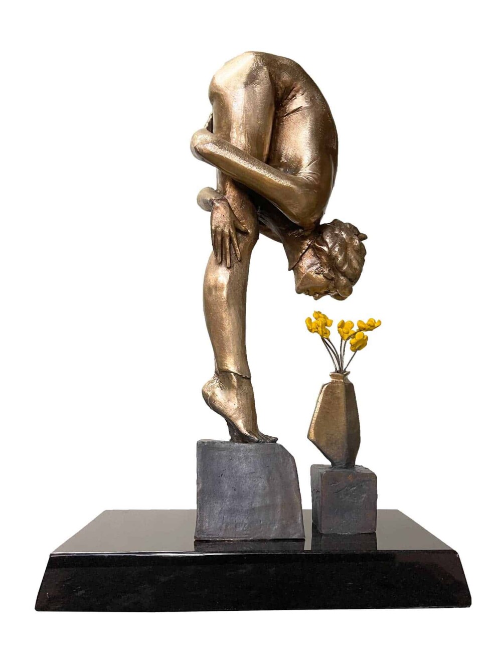 Florist by Stephen Glassborow – bronze sculpture, 50cm (view 8) – SOHO Galleries Sydney