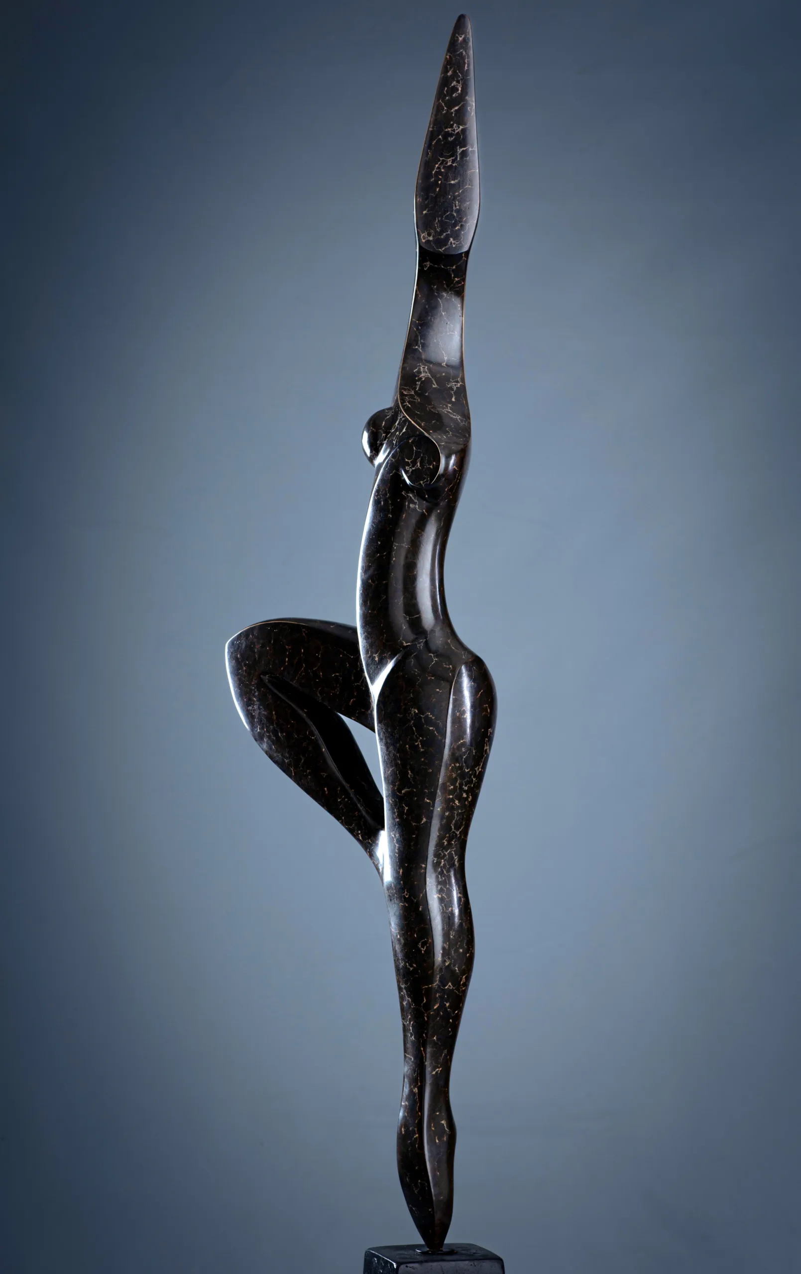 Victory by Michael Vaynman – bronze sculpture, limited edition of 15, 183cm (view 7) – SOHO Galleries Sydney