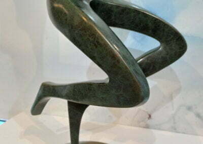 bronze sculpture Patina - deep green