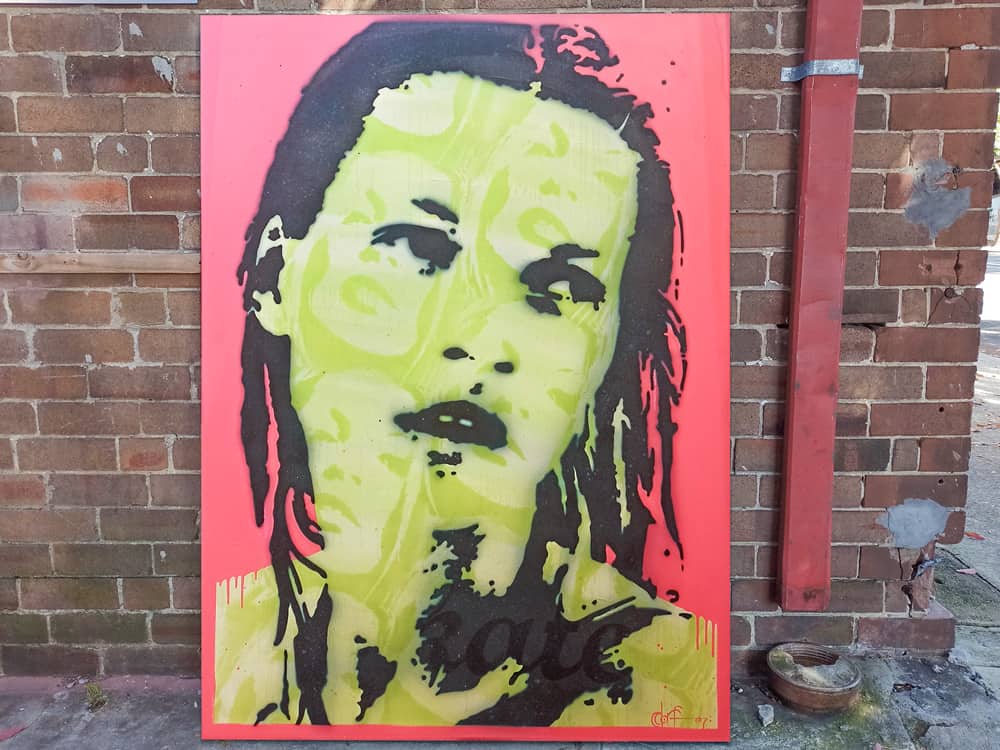 pop art kate moss australian art