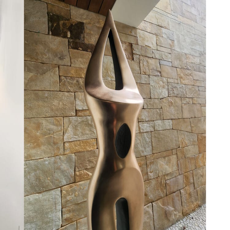 bronze figurative sculpture