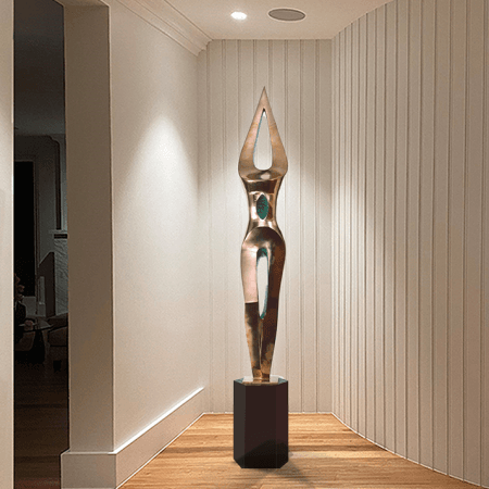 bronze figurative sculpture