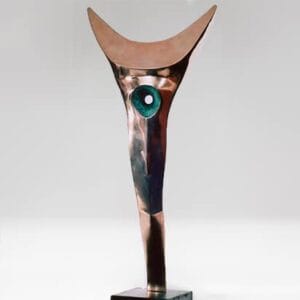 Eternal Youth Male by Larissa Smagarinsky – bronze sculpture, 175cm – SOHO Galleries Sydney