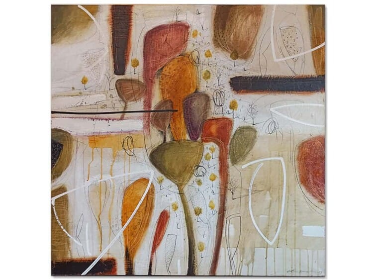 Banksia Structure - 92x92cm - Image 2