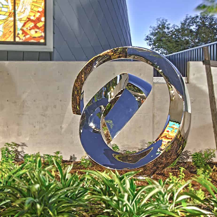 stainless steel sculpture